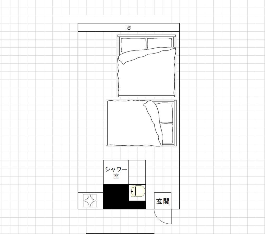 Namba Garden Square Apartment Osaka Bagian luar foto